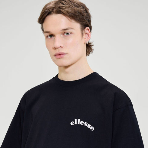 Ellesse tshirt for man אלס חולצה טישרט אוברסייז בצבע שחור לגבר